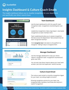 Insights Dashboard & Culture Coach Emails